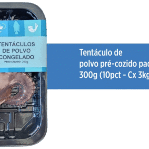 Tentáculo de Polvo Pré-Cozido — Pacote 300g
