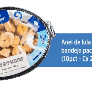 Anel de Lula Empanado — Bandeja Pacote 300g