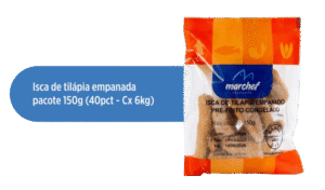 Isca de Tilápia Empanada — Pacote 150g